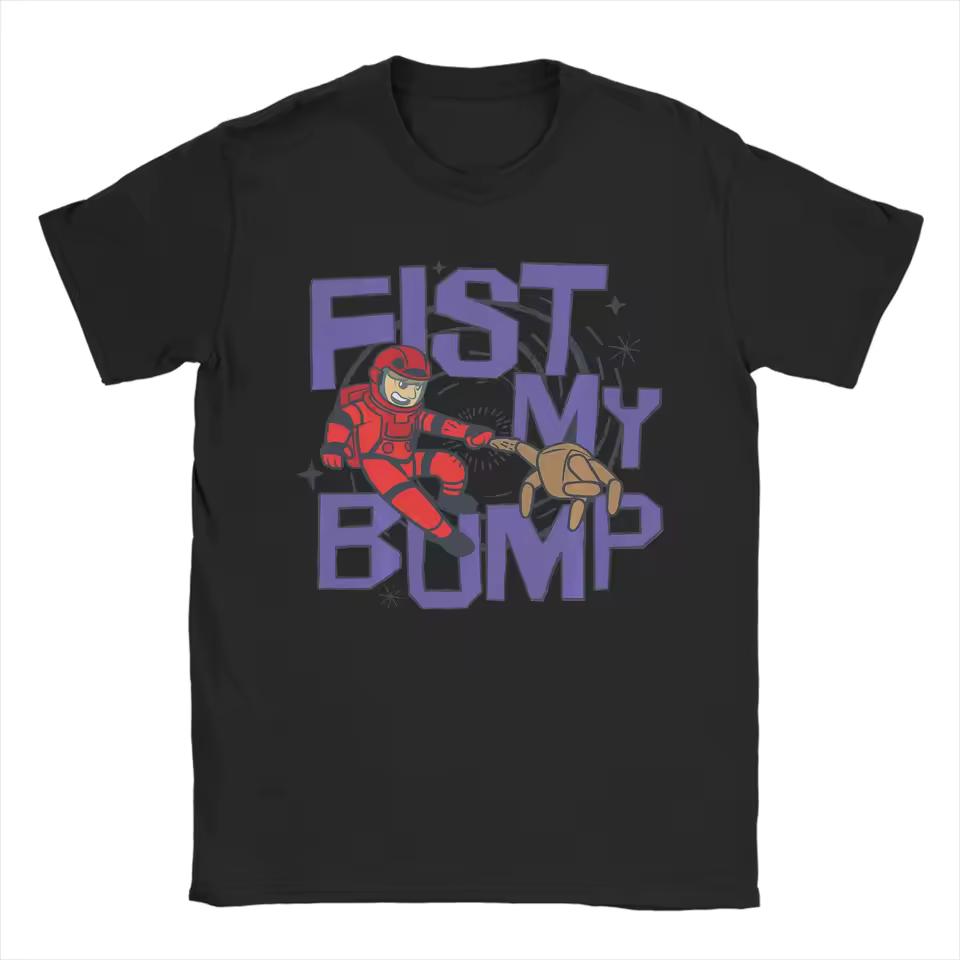 2026 Project Hail Mary Fist My Bump Rocky The Alien Poster T Shirt Summer Streetwear High Quality T-Shirts Cotton Male Clothes