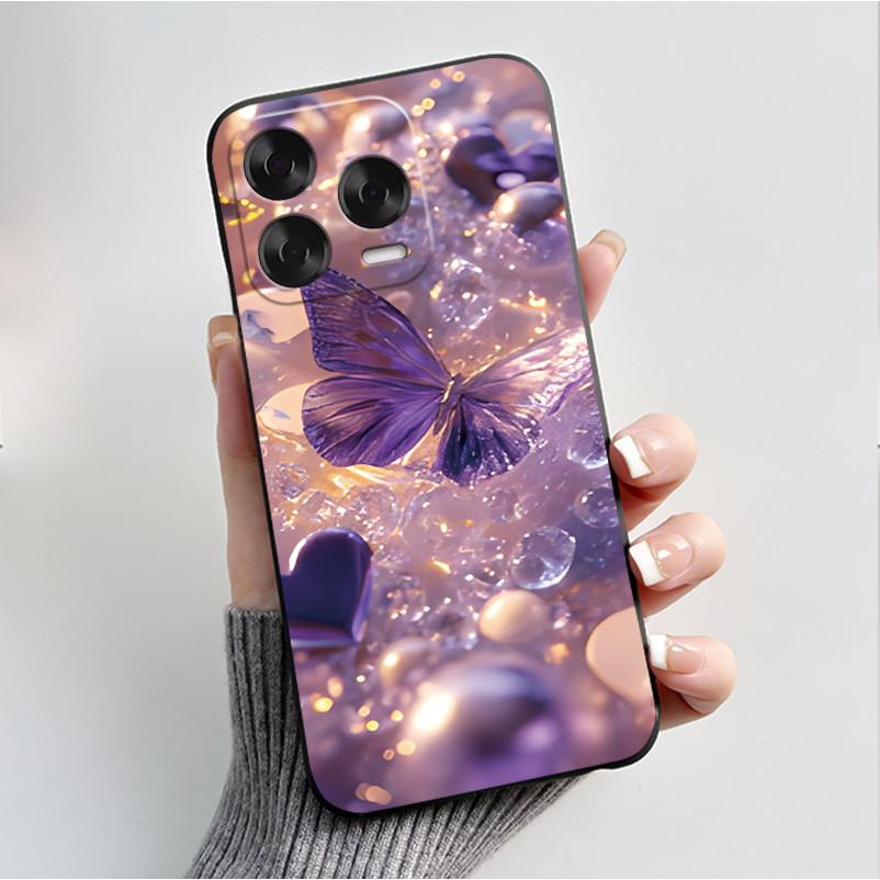 Printing Case For ZTE Blade V70 Vita Fundas For ZTE Nubia V70 Design Capa Soft Silicone Black Shell Cover Cute Flower Case Coque