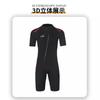 3mm Neoprene Wetsuit Men Women Full Body Short Sleeve Shorts Snorkeling Surfing Fall