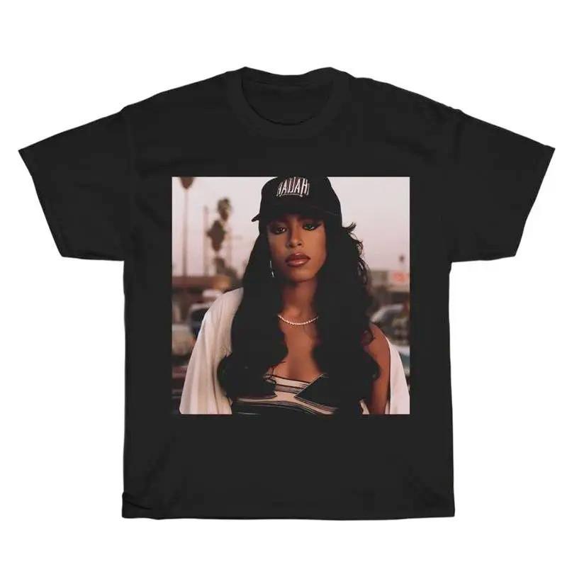 Vintage Aaliyah Graphic Unisex Shirt, Bootleg Rap Design Shirt, 90'S Clothing