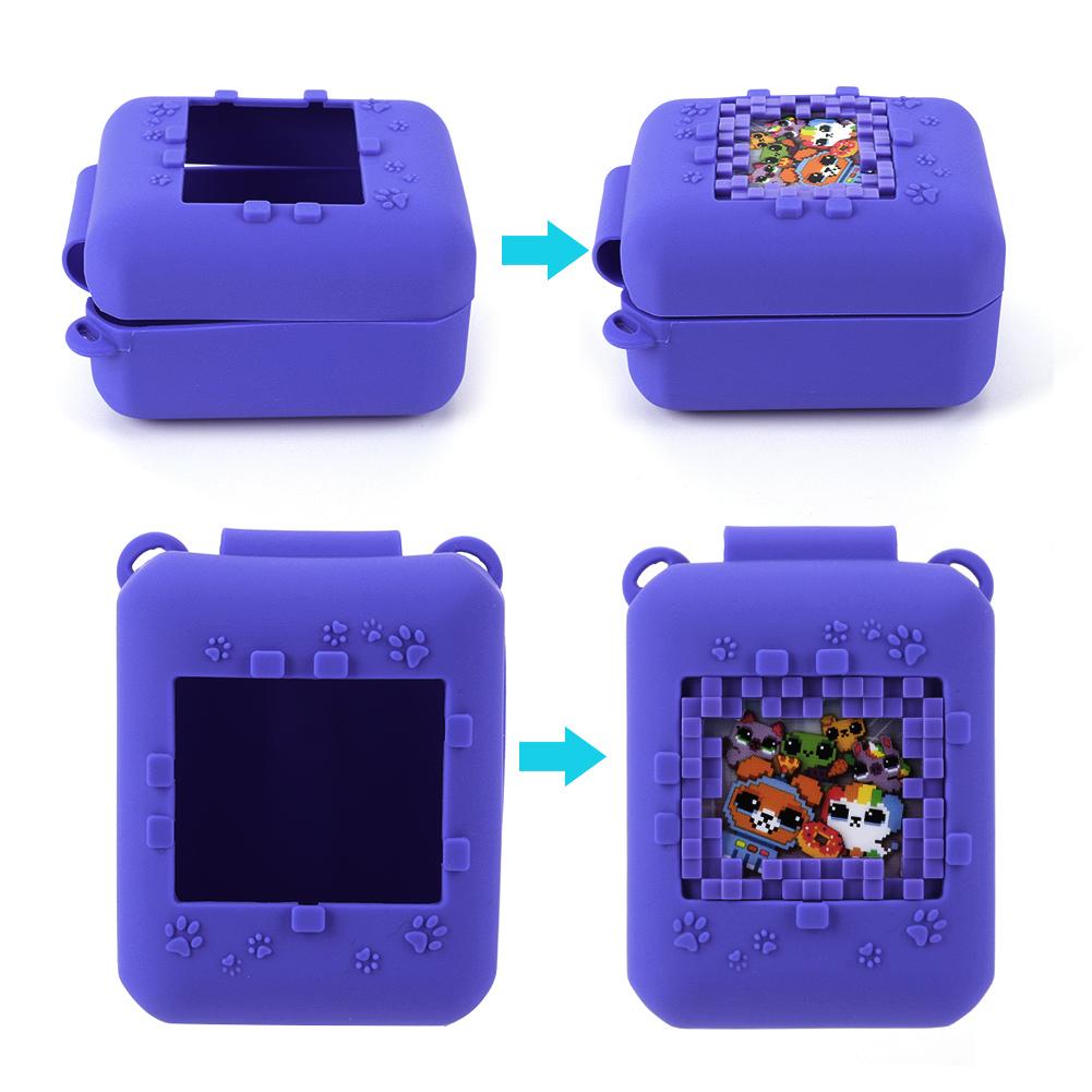 Силиконовый чехол-накладка Защитный чехол-рукав Ударопрочный Защитный чехол со шнурком для Виртуальных Электронных Питомцев Bitzees для Детей