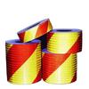 5cm/10cm/15cm/20cm*5M Red Yellow Twill Reflective Tapes Waterproof Adhesive Strips Hazard Reflector Warning Conspicuity Stickers