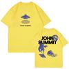 Футболка John Summit Tour Crewneck Streetwear Футболки для женщин и мужчин в стиле хип-хоп унисекс модные свободные повседневные топы Harajuku с коротким рукавом