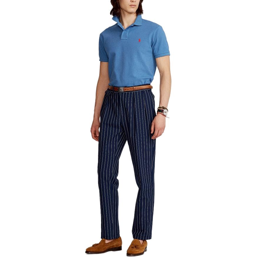 Polo Ralph Lauren Мужская футболка-поло синяя MNPOKNI1N821166-420