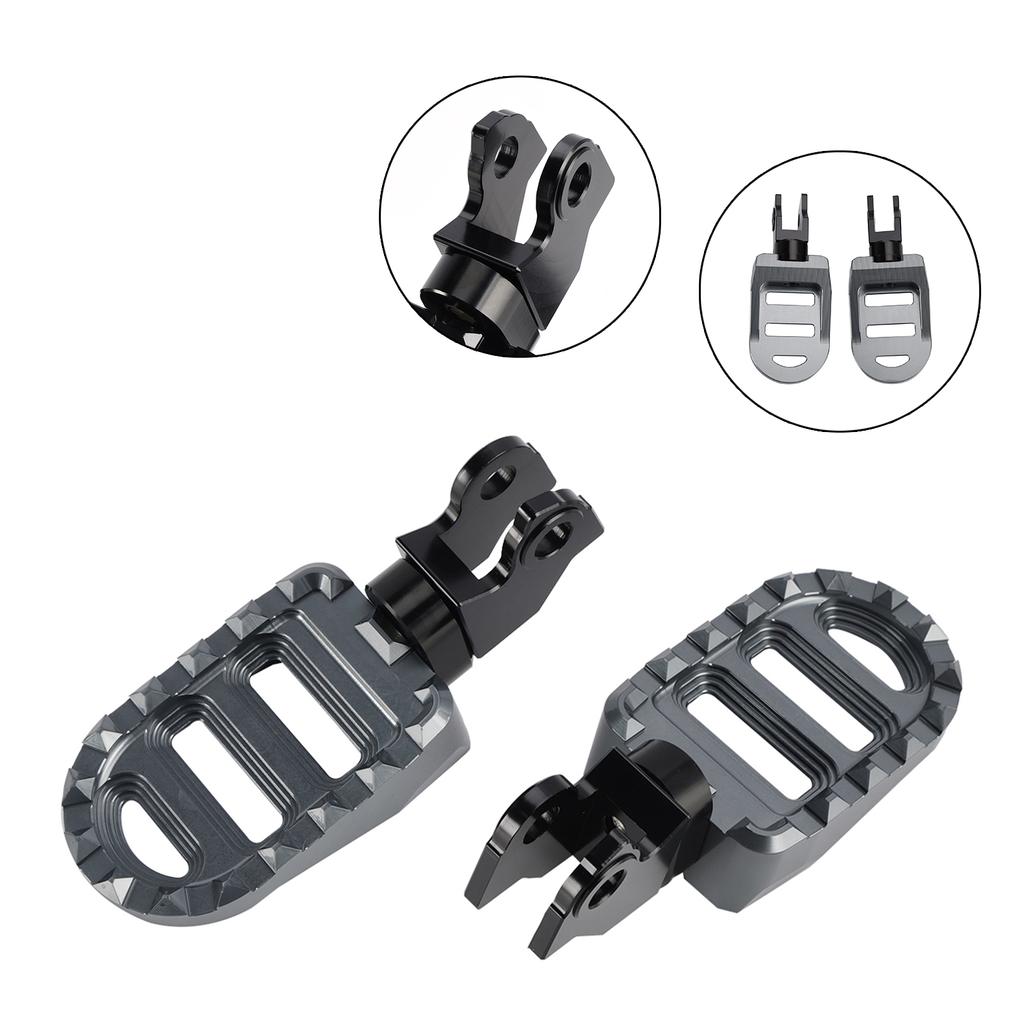 Front Footrests Foot Pegs Fit for HONDA CL250 CL300 CL500 Trail 125 2023-2024