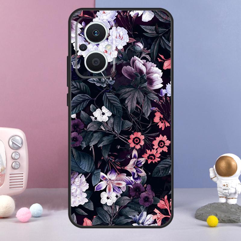 Чехол Midnight Floral Для OPPO Reno 4Z 5Z 8T 4 5 6 7 8 Lite 10 Pro OPPO Find X2 Lite X3 Neo X5 X6 Pro