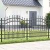 Garden Fence KAMPEN 240 x 140 cm Mesh Powder Coated Steel