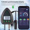 WiFi Smart Water Quality Tester 5 In 1 TDS EC SALT S.G.TEMP PH Meter Digital Water Monitor for Aquariums Swimming Pool EU Plug