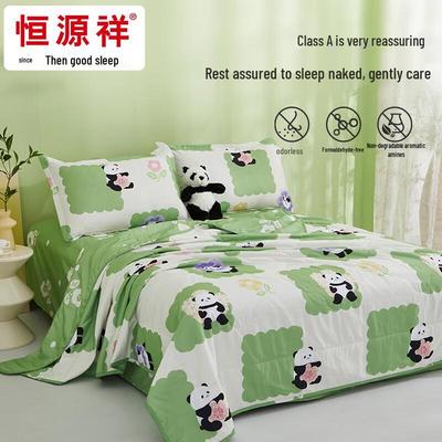 Летнее одеяло Hengyuanxiang Panda Huahua из стираного хлопка и соевого волокна