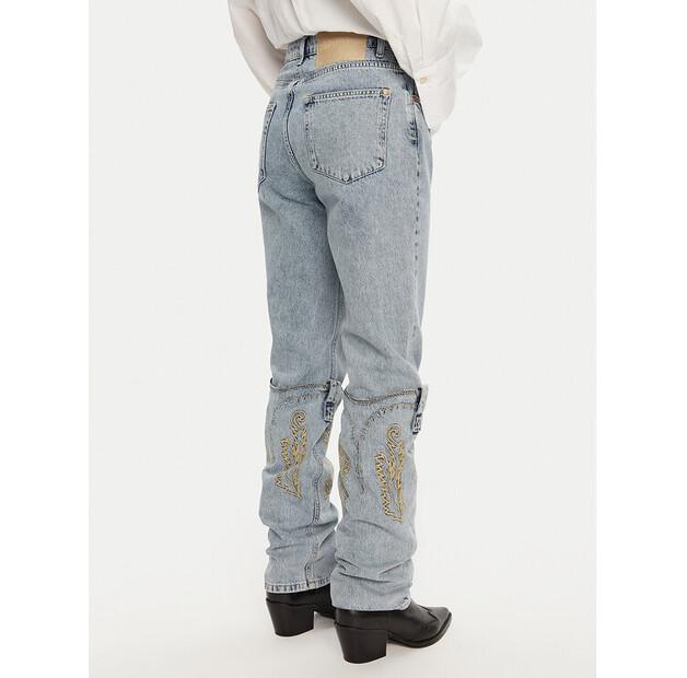 Джинсы One Teaspoon 26712 синий Straight Fit