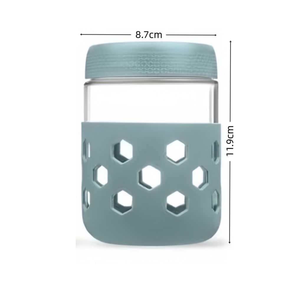 4/6pcs Airtight Lids Oats Containers Wide Mouth Meal Prep Jars New Food Storage Bottle Kitchen Use