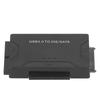 USB 3.0 to IDE SATA Converter External Hard Disk Drive Adapter Kit 2.5in/3.5in Cable 100‑240VEU Plug