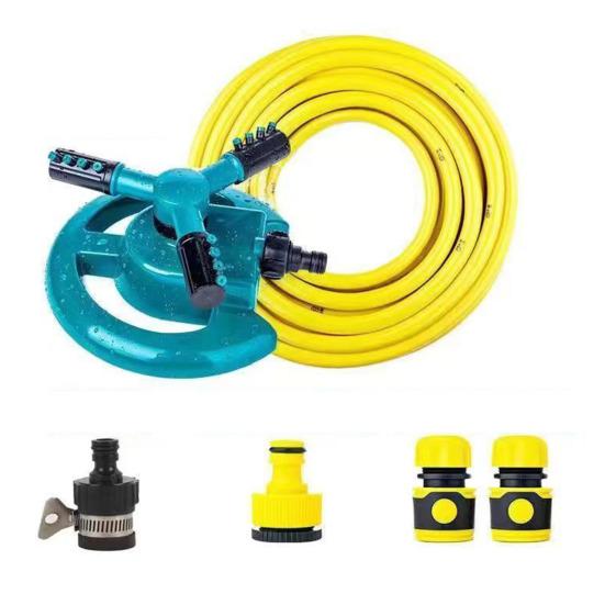 Спринклер для газонов с вращением на 360 градусов, высокое давление, большая площадь покрытия, автоматическая система орошения сада