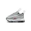 Nike Детские кроссовки Air Max 97 TD Silver Bullet 2023 Металлик-Серебристый Varsity-Красный Белый FB2964-001