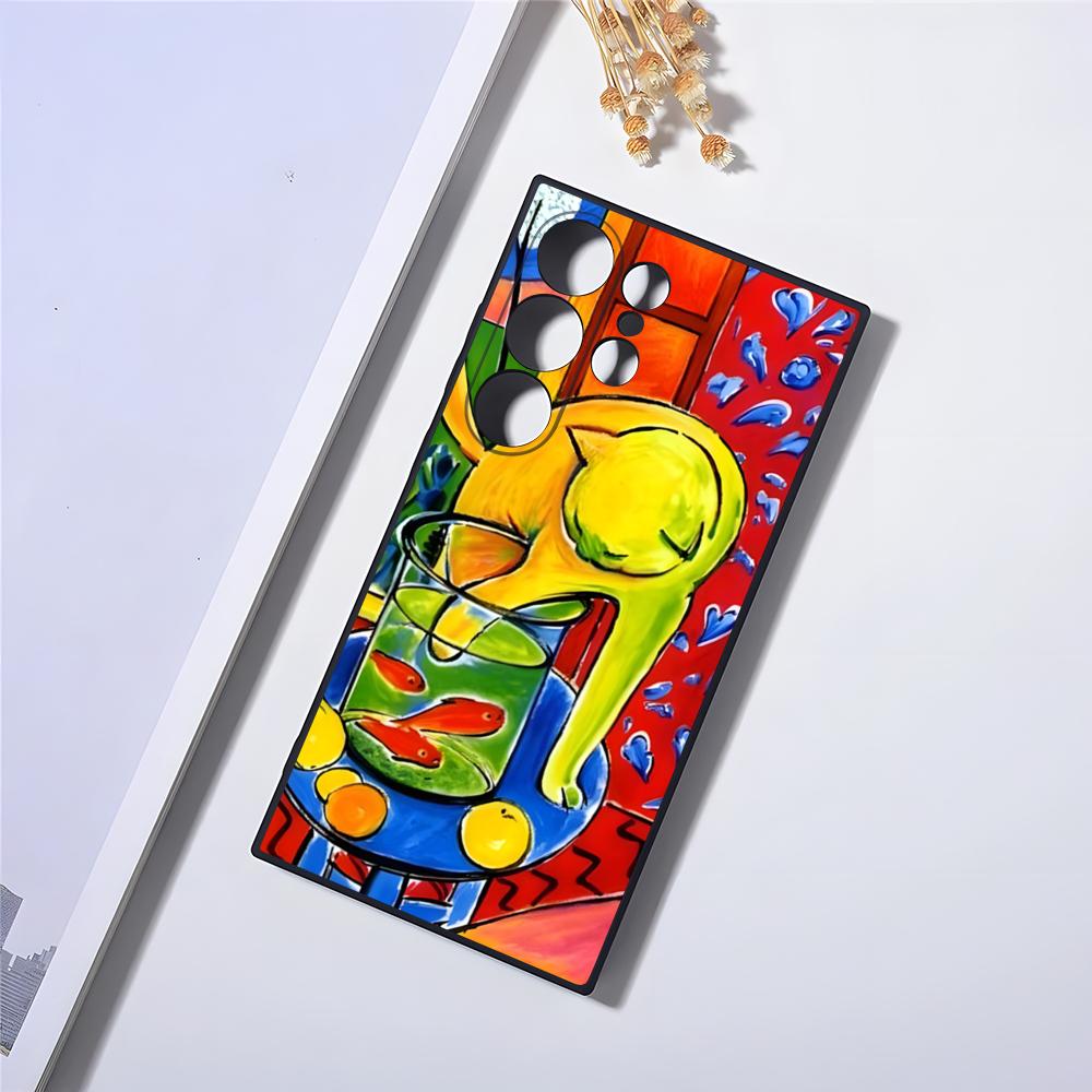 Matisse Art Painting Phone Case For Samsung S24 Ultra S23 Fe S22 S20 S21 Plus Galaxy A54 A34 A24 A53 Note 20 Cover