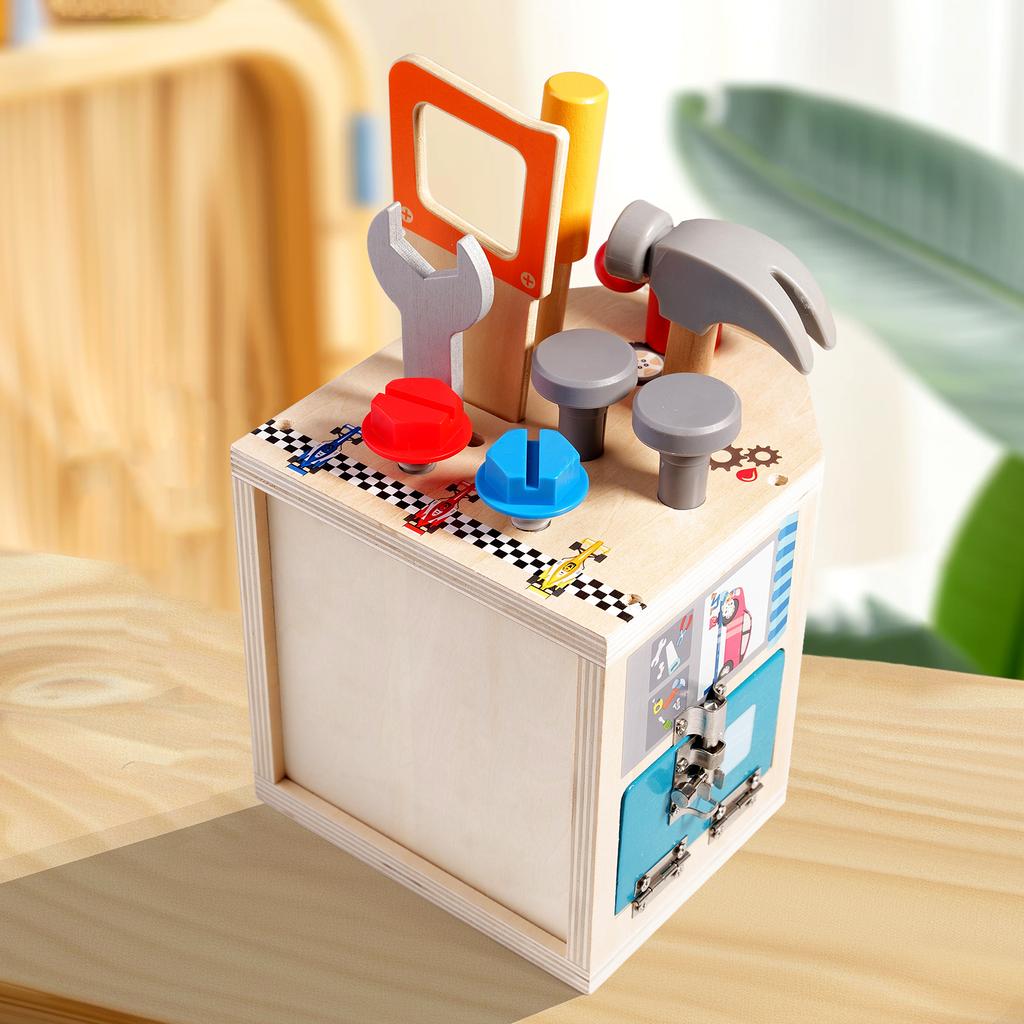 Children's Simulation Maintenance Toolbox, Screw Nut, Variable Disassembly Tool Basket, Baby Early Education Toy