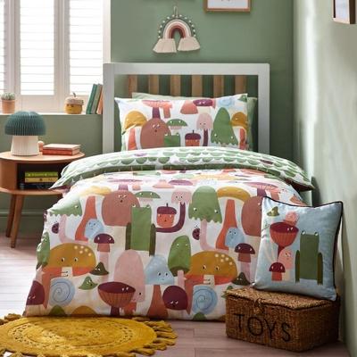 Комплект пододеяльников Little Furn Funguys с грибами