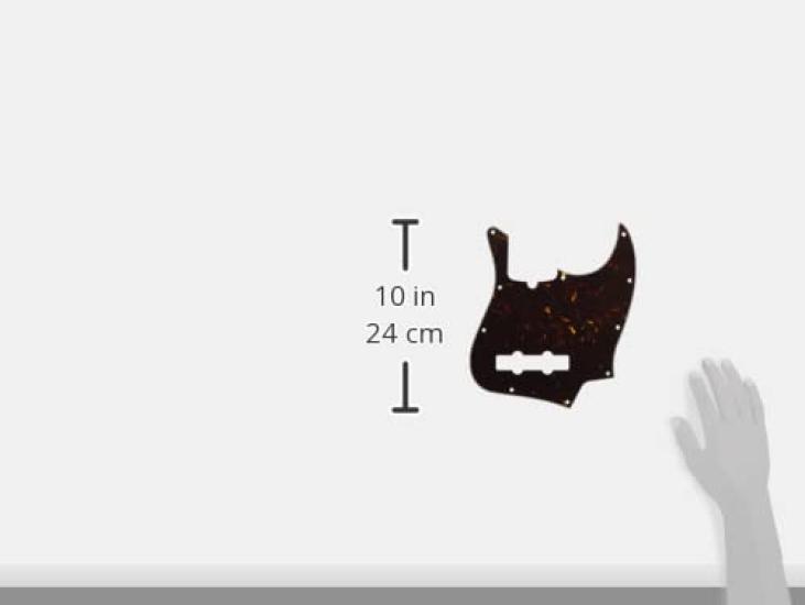Fender Pickguard 10-HOLE CONTEMPORARY JAZZ BASS PICKGUARD,TORTOISE SHELL
