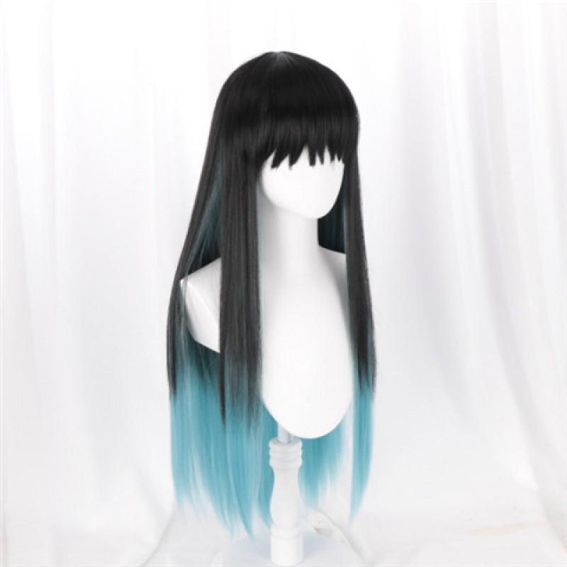 Demon Slayer Cosplay Outfit Set - Mist Hashira Uniform Wig Clogs Anime Role Play