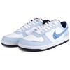 Nike Big Blue Island Shimmer Leather Low top Skateboard Shoes Unisex Blue 355152-140(Team1155-)