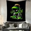 Marvin the Martian Wall Tapestry Aesthetic Wall Hanging Printed Fabric Blanket Decorative Tapestries for Bedroom Living Room Home Decor