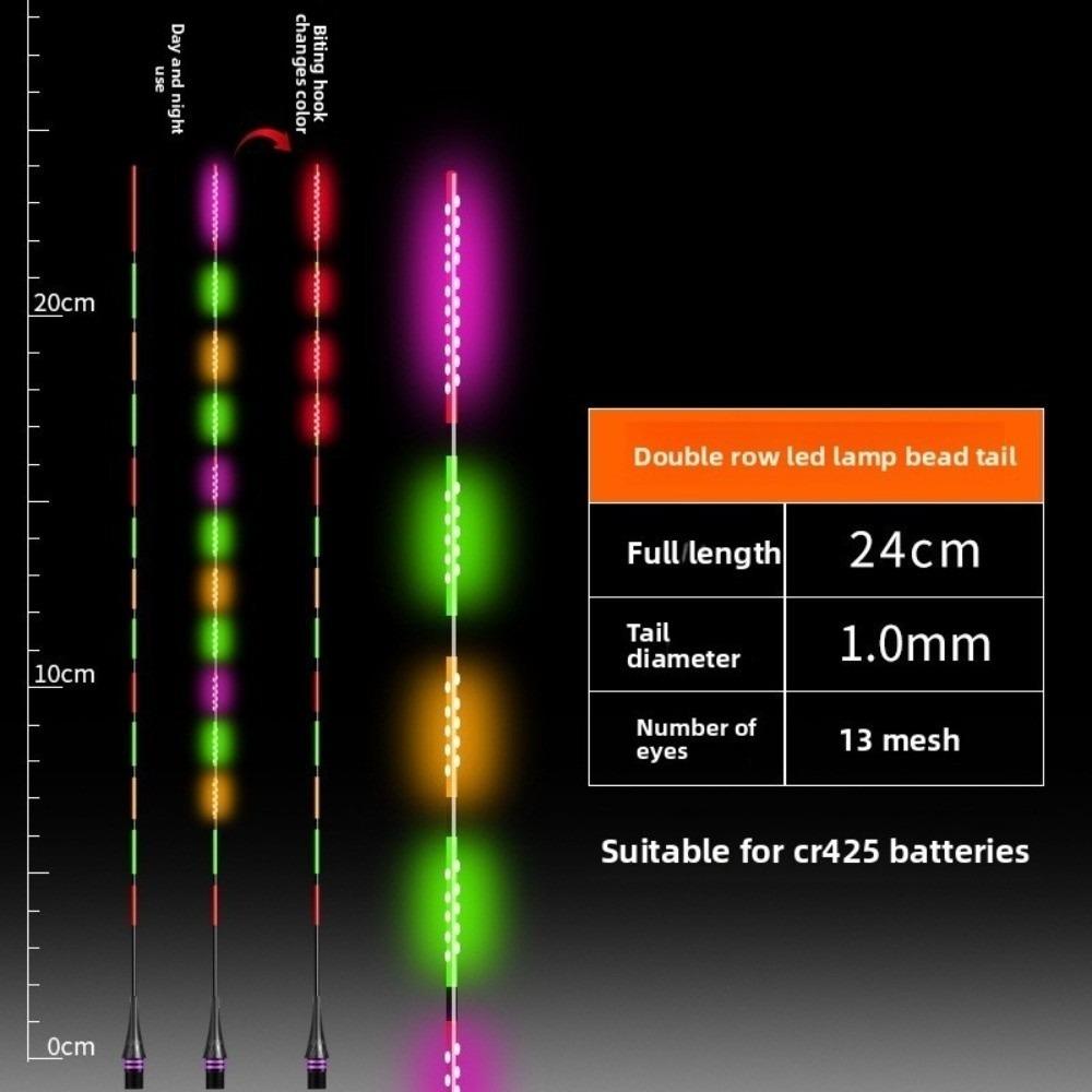 Сверхяркий светодиодный умный поплавок, ультрачувствительный электронный дизайн, светящаяся вершинка поплавка, светящаяся умная технология, электронные поплавки