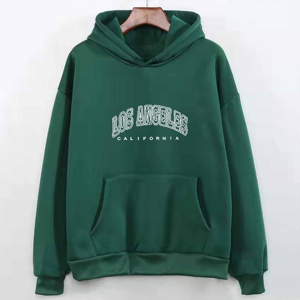 Европейский и американский модный тренд Худи с принтом букв для мужчин и женщин Пары Осень Зима Корейский стиль Свободное повседневное худи