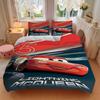 3Pcs Mcqueen Adventure Bedding Sets For All Sizes New 3D Printed Bed Cover Comforter Duvet Cover Pillowcase Bedroom Decoration