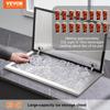 VEVOR Drop in Ice Chest, 24"L x 20"W x 15"H Stainless Steel Ice Cooler, Commercial Ice Bin with Hinged Cover