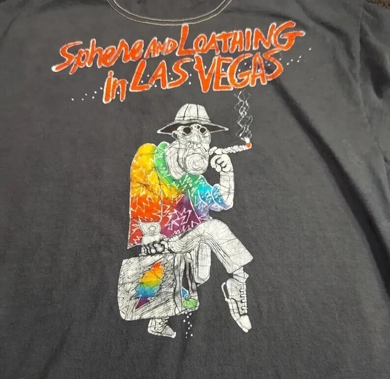Sphere and Loathing in Las Vegas Short Sleeve Charcoal Unisex Tshirt S5XL Unisex T-Shirt