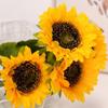 Silk Flower Realistic Creative Wedding Decor Artificial Sunflower Sunflower Bouquet Flower DIY