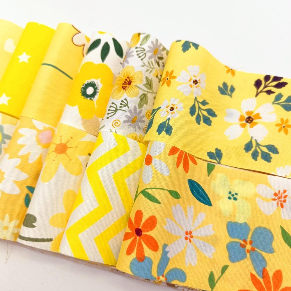 40 шт. 6,5x50 см Предварительно нарезанные тканевые рулоны-желе из хлопка для шитья и рукоделия своими руками