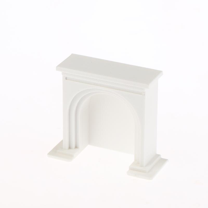 (YY)1Pc 2026 New 1/12 Dollhouse Miniature Furniture plastic Christmas Fireplace Toy for Children Dollhouse Decor Accessories