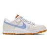 Nike Кроссовки Dunk Бледно-голубые Устойчивые к истиранию Низкие Скейтбордические Обувь Унисекс Бежевый Белый Синий FQ6965-700(Команда864-)