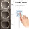 12V 5V USB LED Touch Sensor Switch Penetrable Mirror Dimmer For Bathroom Dressing Table Vanity Makeup Mirror Light Backlight Dec