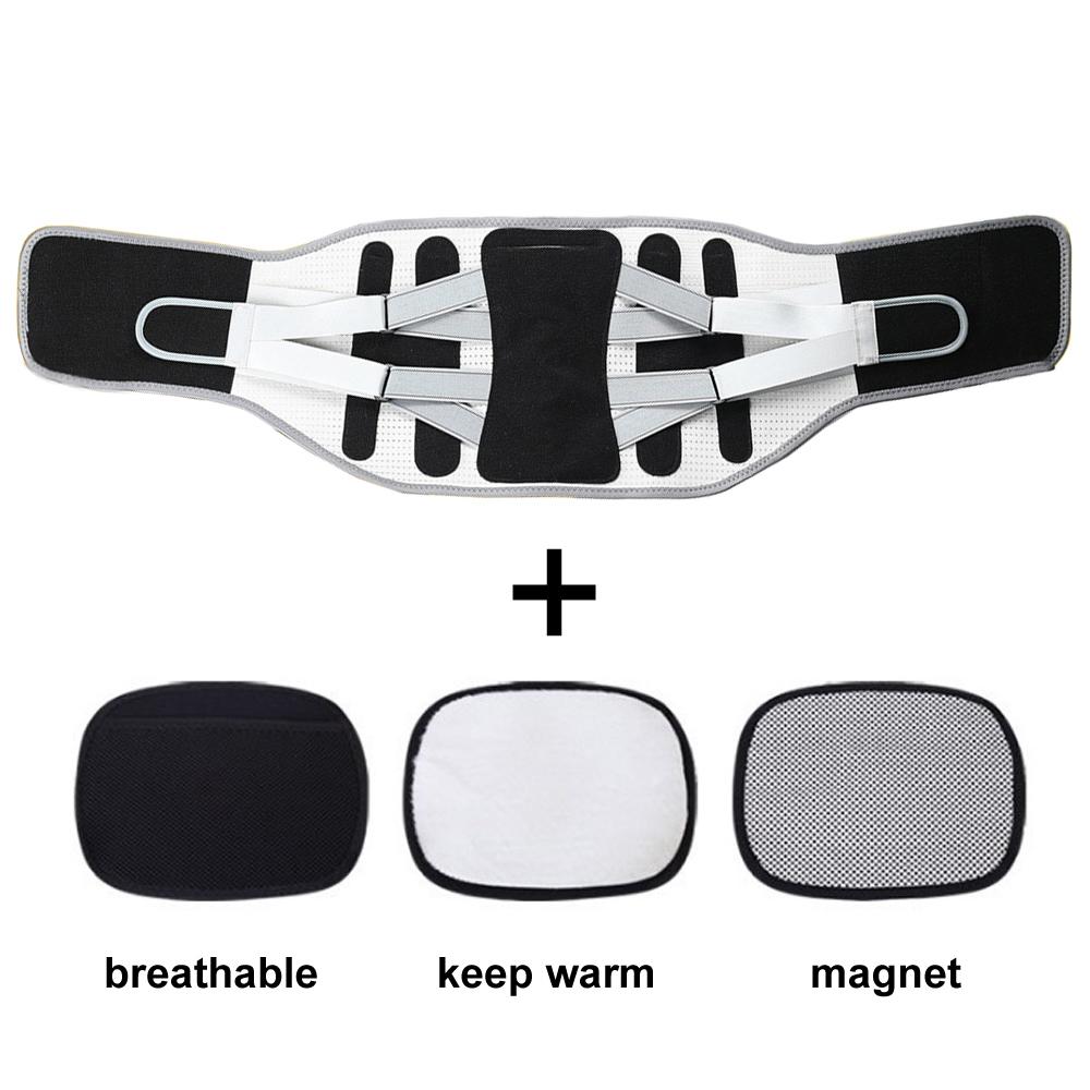 Magnetic Therapy Double Pull Lumbar Disc Herniation Waist Support Belt Back Pain Orthopedic Brace Spine Decompression Men Women