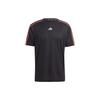 Workout Base Tee Quick-Dry Fitness Round Neck Short Sleeve T-Shirt Men Tops Black IB7896