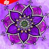 Алмазная живопись Круглые камни Цветы Алмазная вышивка Мандала Хобби и ремесленные фотографии
