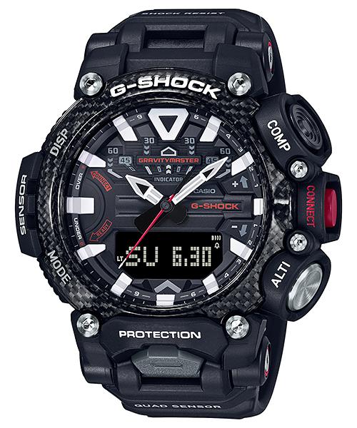 Casio Мужские часы G-SHOCK из смолы, водонепроницаемые 200 м, цифровые, ударопрочные, кварцевые, GR-B200-1A
