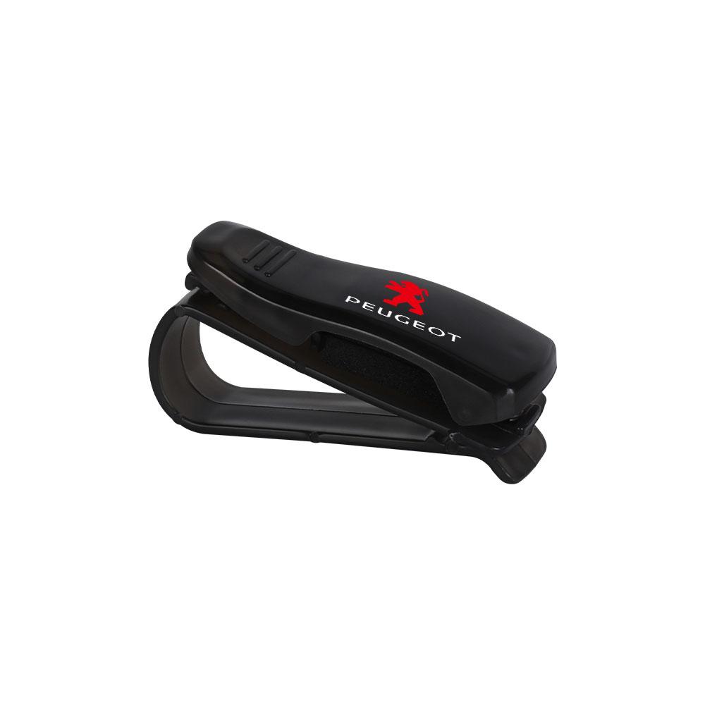 Car Sun Visor Glasses Clip Ticket Card Storage Clamp For Peugeot 206 307 308 3008 207 208 407 508 B2008 5008 107 106 205 4008 301
