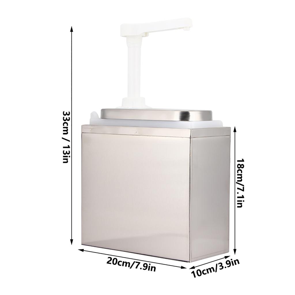Kitchen Sauce Dispenser Sauce Pump Condiment Dispensing Tool for Home Restaurant Hotel Use1L with