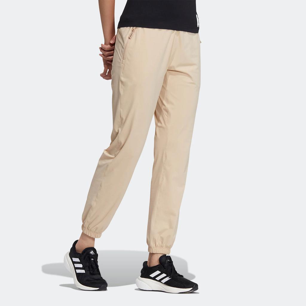 Adidas Knitted Sweatpants Women's Light Umber Moderate Cuffed Pants HZ7040