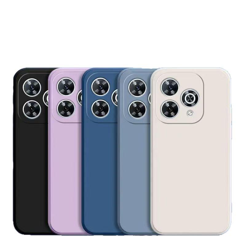 Чехол для телефона Huawei Hi Enjoy 80Pro, однотонный, противоударный, из жидкого силикона