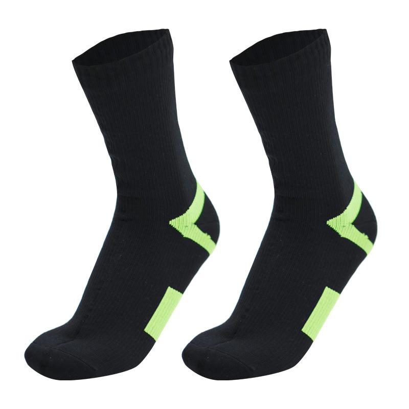 Unisex Mid Calf Ski Socks, Nylon Breathable Sweat Absorbent Winter Sports Socks for Men Women, 168N Terry Knit Thermal Socks