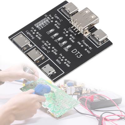 DT3 Тестер USB-кабелей Плата обнаружения USB Type-C кабелей для передачи данных Обнаружение включения/выключения кабелей данных USB-тестер для iPhone Android