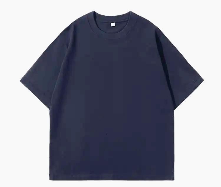Cotton Blank Plain Tshirt Unisex Crew Neck Short Sleeve Loose Oversized Minimalist Daily Versatile Casual Streetwear Top