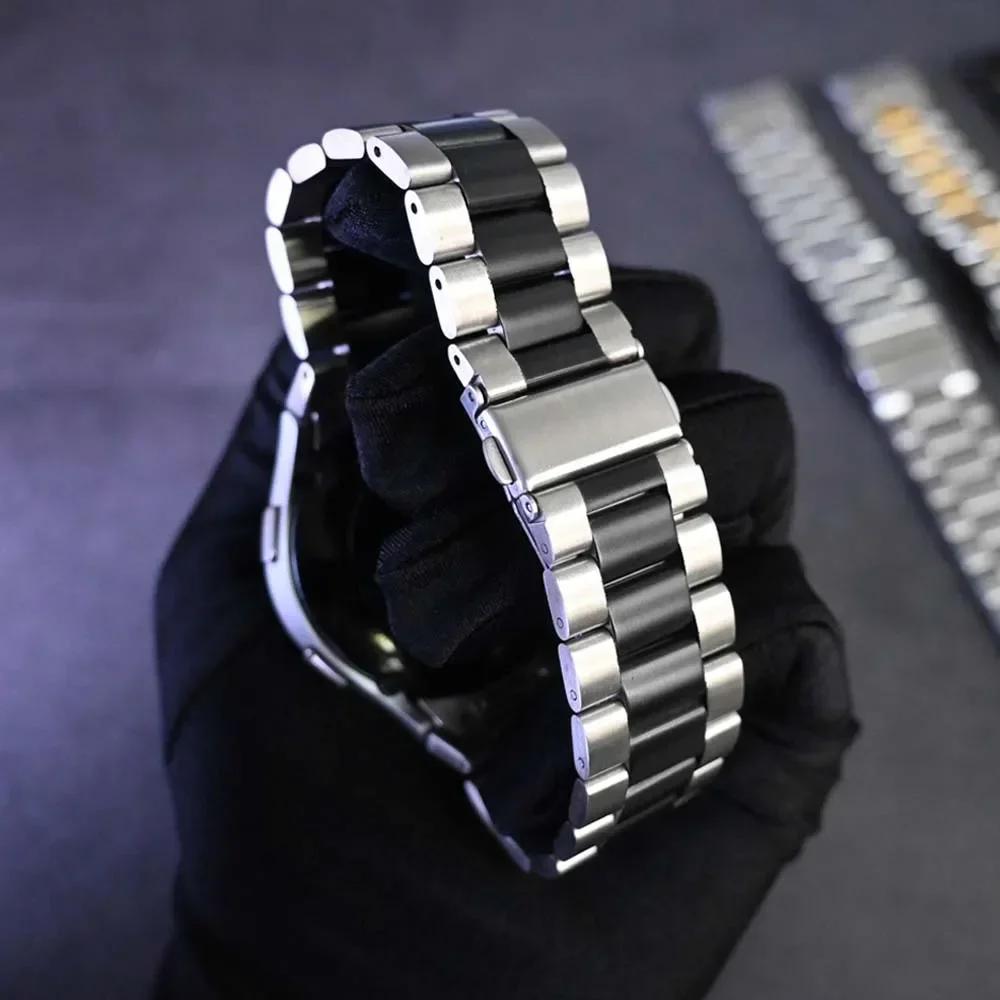 Без зазоров Быстрая установка Ремешок из нержавеющей стали Для Samsung Galaxy Watch7 40 44MM FE/6/Classic 43 47мм Ремешок Для Watch 5Pro 45мм Браслет