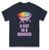 A Gay In A Unisexger Christmas T Shirt Rainbow Unisexger Graphic Xmas Outfit T Shirt