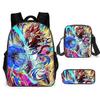 New Anime Cartoon Dragon Ball Backpack Primary and Secondary School School Bag Shoulder Bag Pencil Bag Three-piece Set 41-NMAOV