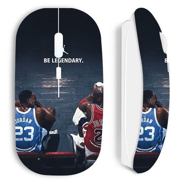 Souris sans fil - Young Jordan - Be Legendary - Blanc - WiFi - Portable
